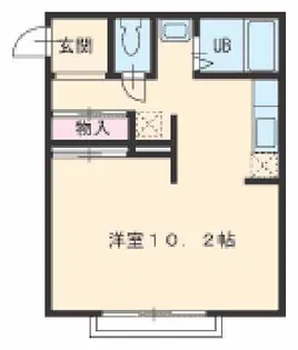 ドエル明治【1階】の間取り