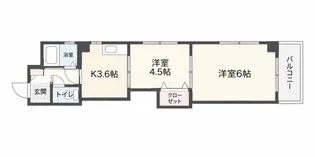 ファニー幸【2階】の間取り