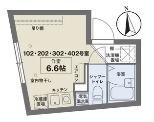 COCOFLAT下北沢【2階】の間取り