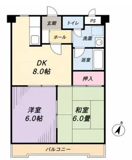 カーサ・フォンターナ【3階】の間取り
