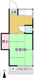 甲陽荘【1階】の間取り
