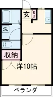 ベルメゾン1992【1階】の間取り