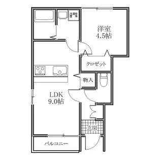 サウスステーション【1階】の間取り