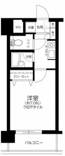 セントパレス錦糸町【5階】の間取り