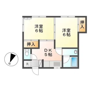 Casa潮津【1階】の間取り