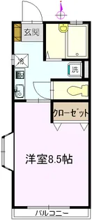ハイツカトウ【3階】の間取り