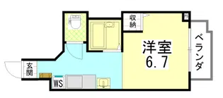 ヴィラ北大路【2階】の間取り