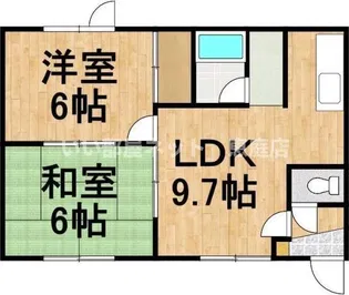 ロピア島松I【2階】の間取り