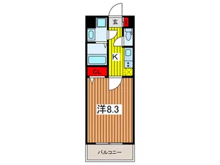 ルッソ東浦和【1階】の間取り