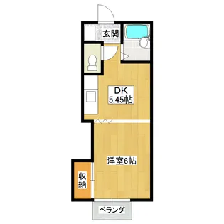 ホワイトハイツIII【1階】の間取り