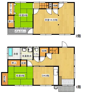 群馬県高崎市棟高町【一戸建】の間取り