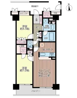 シャリエ西日暮里【11階】の間取り