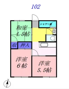 アイムズガーデン13【1階】の間取り