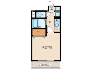 レフィーナカサ昭代【2階】の間取り