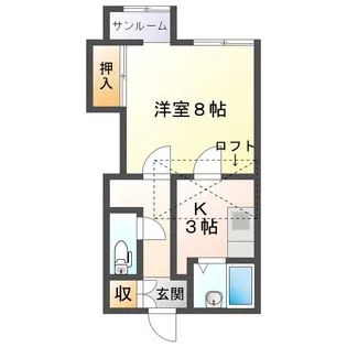 ハイツ・ノヴァ【1階】の間取り