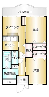 コーポレートハウス吉晃【2階】の間取り