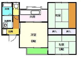 ビューラー・イトウ A棟【2階】の間取り