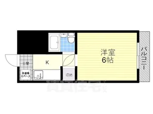 サンマンション茨木【3階】の間取り