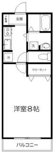 ハイツアゼリア【1階】の間取り
