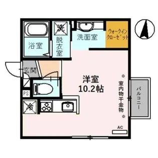 セジュール モンブラン【2階】の間取り