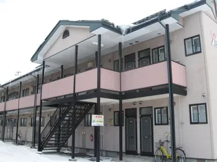 YBコーポラスB棟【2階】の外観