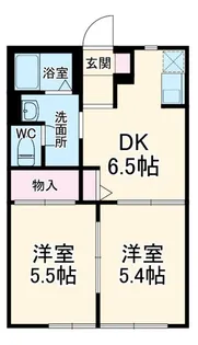 ディアスクレール【1階】の間取り