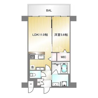 兵庫県神戸市兵庫区下沢通2【マンション】の間取り
