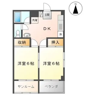 メゾン・ド・ティファニー【2階】の間取り