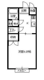 コーポサイトウB棟【2階】の間取り