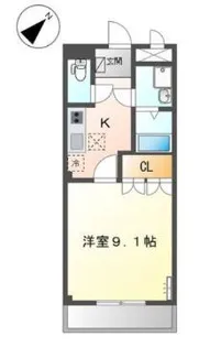 アマーレゆかり【1階】の間取り