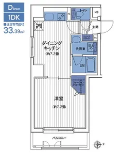 東京都港区芝5【マンション】の間取り