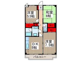 ドムス壱番館【3階】の間取り