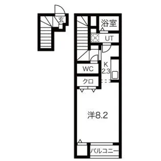 St.Helens【2階】の間取り