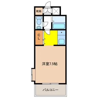 ハーバード・アイビー・スクエア【5階】の間取り