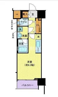 ラグディア芝公園【6階】の間取り
