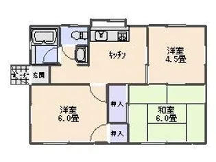 千葉県君津市西原【一戸建】の間取り