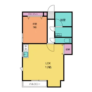 フォーナイン【1階】の間取り
