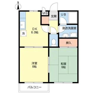 メイ・フィールドII番館【2階】の間取り