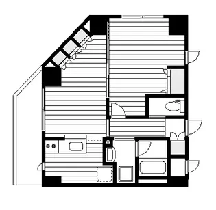 東京都北区東田端2【マンション】の間取り