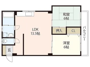 東雲ビル【3階】の間取り
