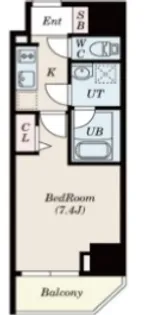 東京都台東区柳橋1【マンション】の間取り