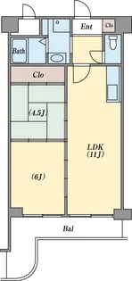 アルカサール西神戸【4階】の間取り