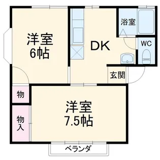 エクセルA【2階】の間取り