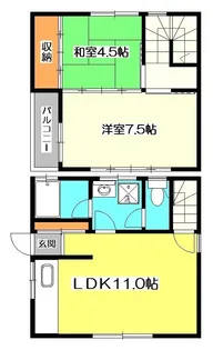 東京都小金井市貫井北町3【一戸建】の間取り