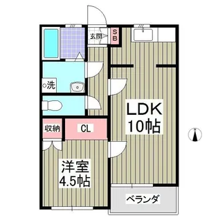 チェリーヒル【2階】の間取り
