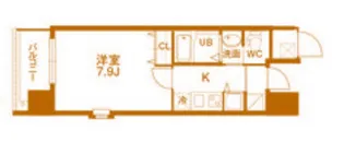 大阪府大阪市中央区南久宝寺町2【マンション】の間取り