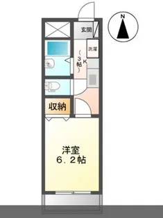 東京都清瀬市中清戸1【アパート】の間取り