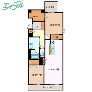 シャーメゾンサクラスクエア本郷【4階】の間取り