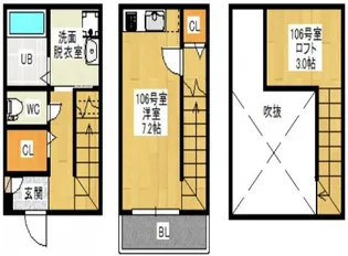 DUPLEST輝【1階】の間取り