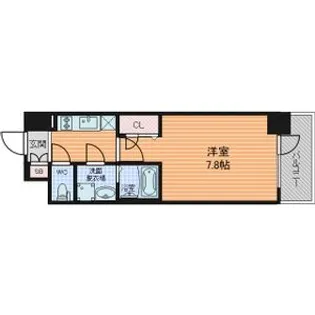 エスリード中之島クロスゲート【3階】の間取り